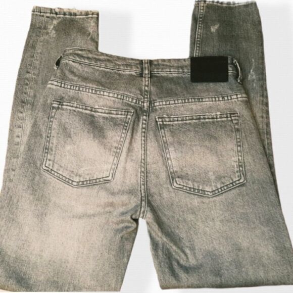 Zara Woman Premium Denim Destroyed Jean - Picture 4 of 6